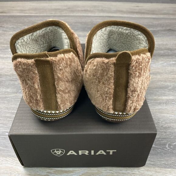 ARIAT Women’s booties slippers fleece lined size XS 5-6‎ New In Box Western Look - Picture 4 of 10